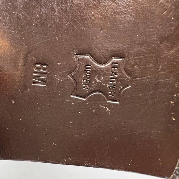 Tory Burch Boots Women's 8M Brown Leather Tall Equestrian Riding Boots Back Zip - Picture 15 of 16